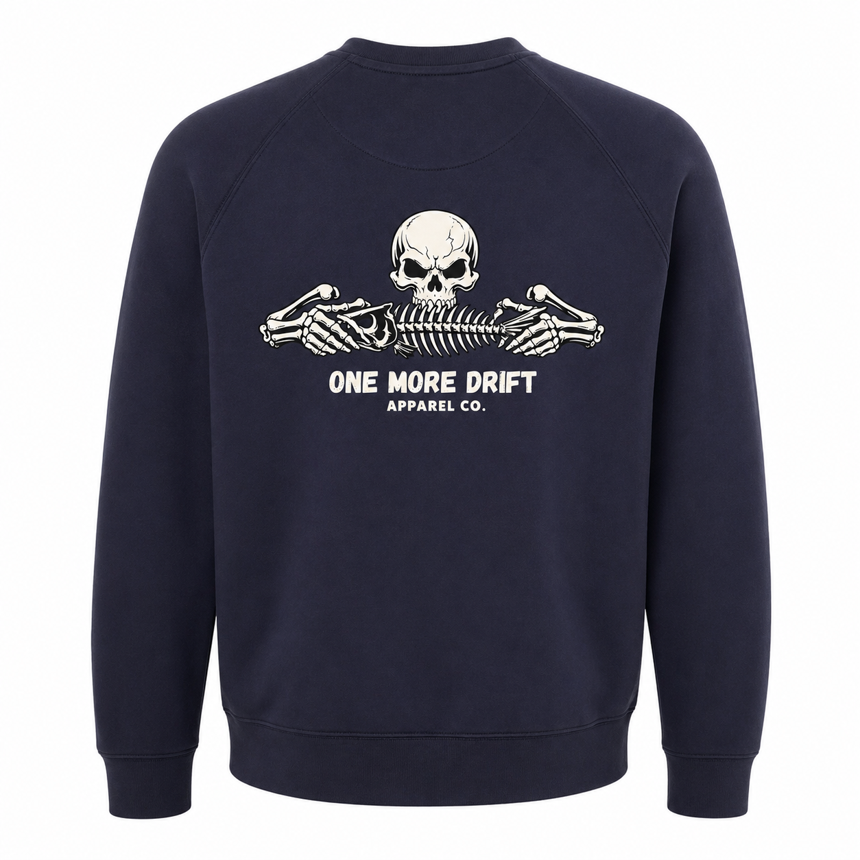 Skull & Fishbones- 100% Organic French Cotton Terry Crew Neck