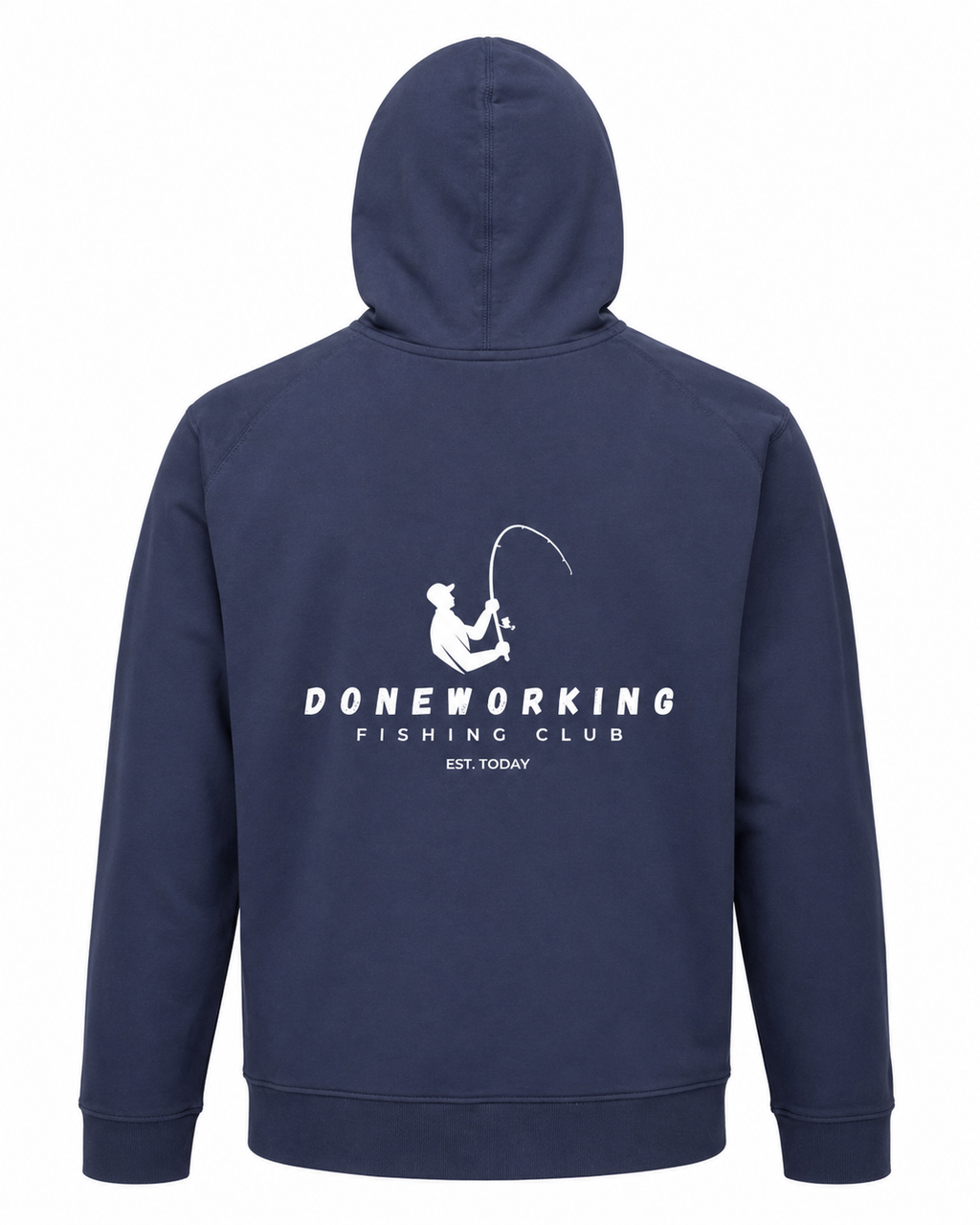 Doneworking Fishing Club - 100% Organic French Cotton Terry Hoodie