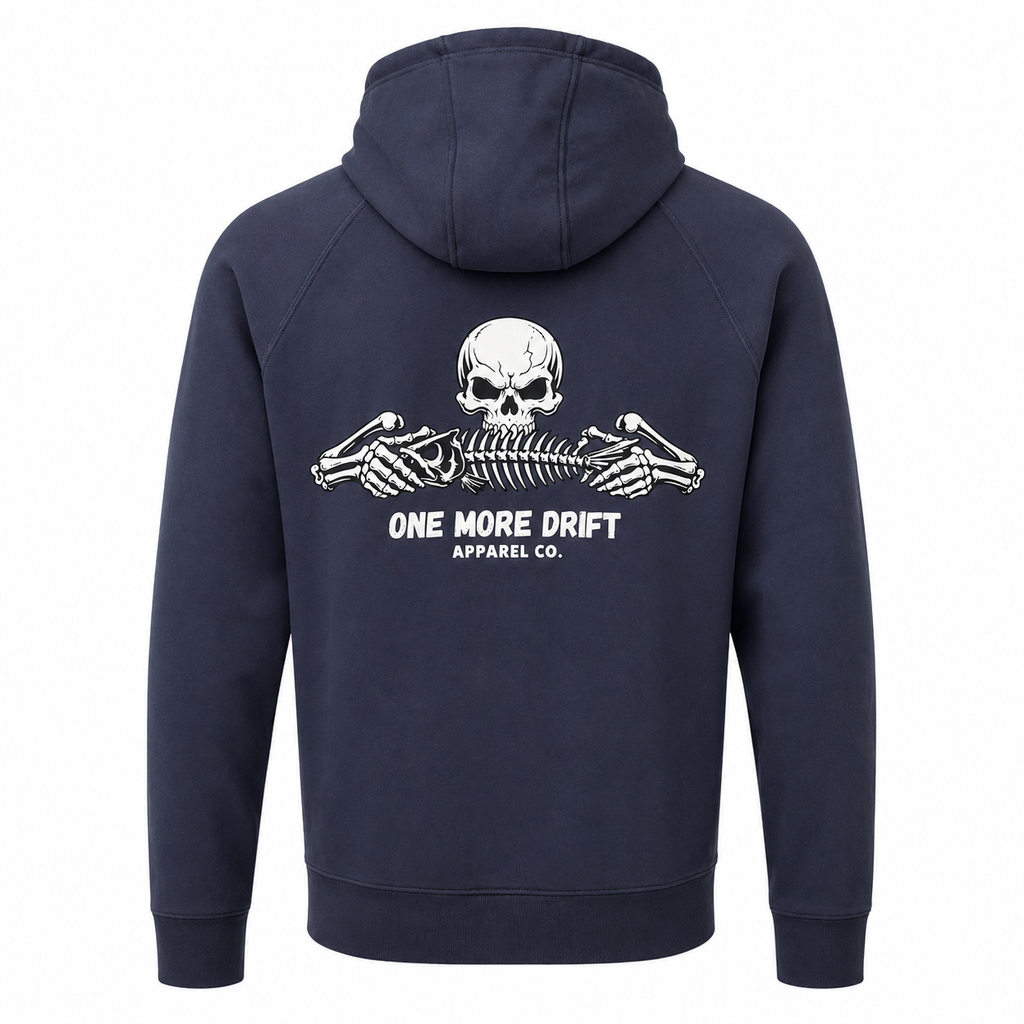 Skull & Fishbones- 100% Organic French Cotton Terry Hoodie