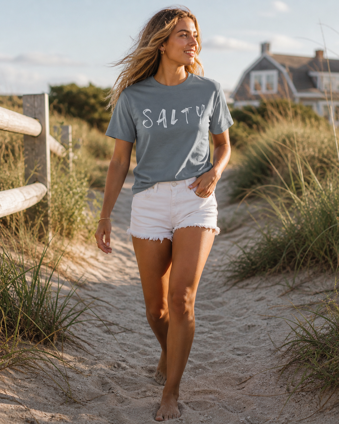 SALTY - 100% Organic Supima Cotton Tee