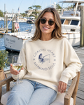 Coastal Heart - 100% Organic French Cotton Terry Crew Neck