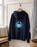 Wicked Crabby- 100% Organic French Cotton Terry Hoodie