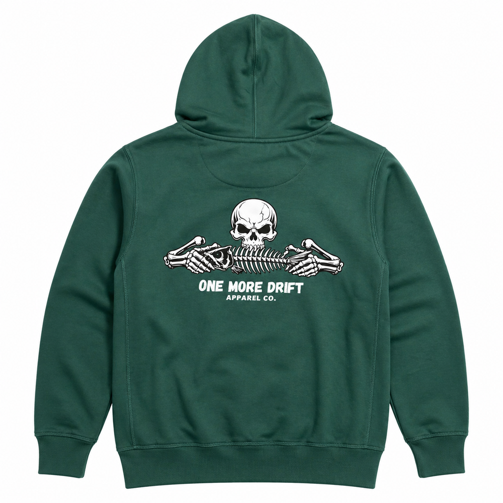 Skull & Fishbones- 100% Organic French Cotton Terry Hoodie