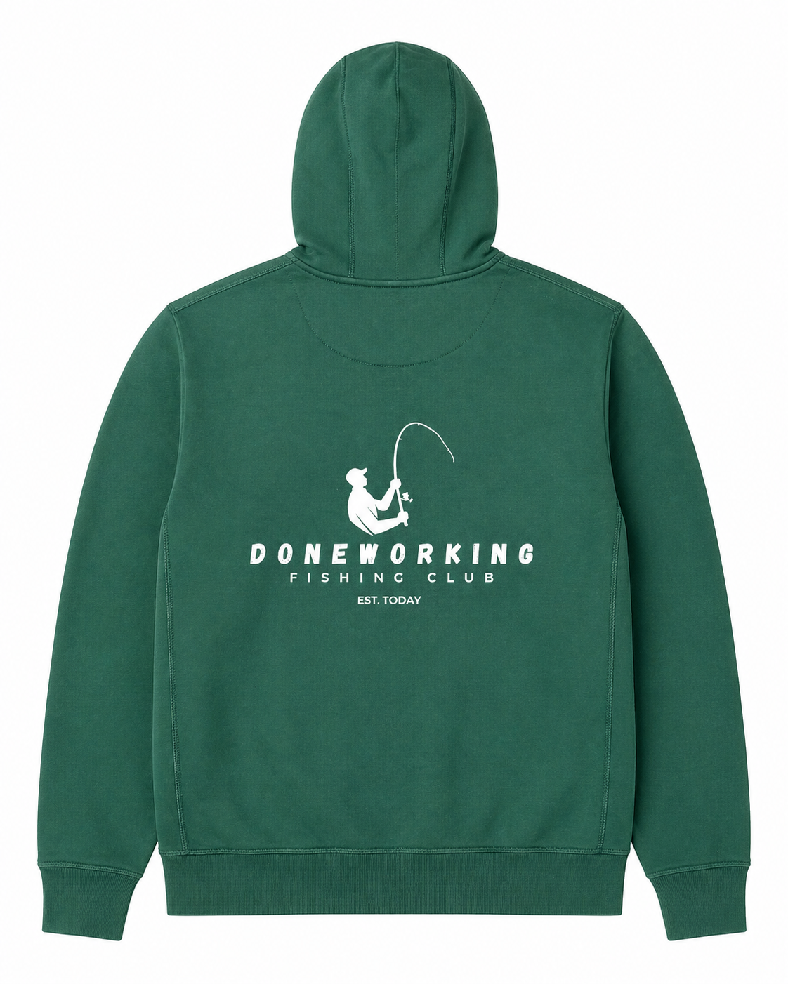 Doneworking Fishing Club - 100% Organic French Cotton Terry Hoodie